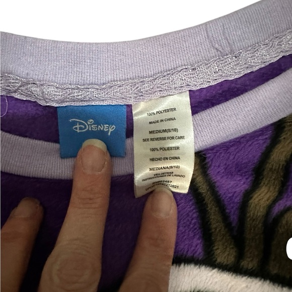 Disney Olaf Snowflake Fleece Pajamas size medium - Picture 3 of 5